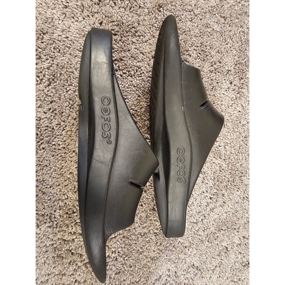Oofos OOahh Sport Recovery Slides Black Mens 10 Womens 12 EU 43 - Picture 5 of 9